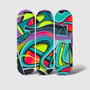 Wallity Cuadro Decorativo de MDF Multicolor (3 Piezas)